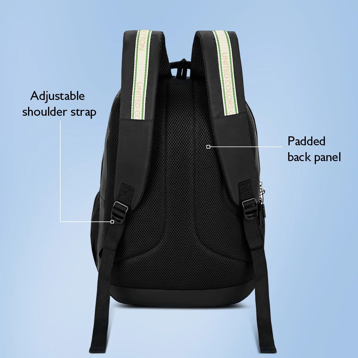 United Colors of Benetton Phantom Laptop Backpack - Image 5