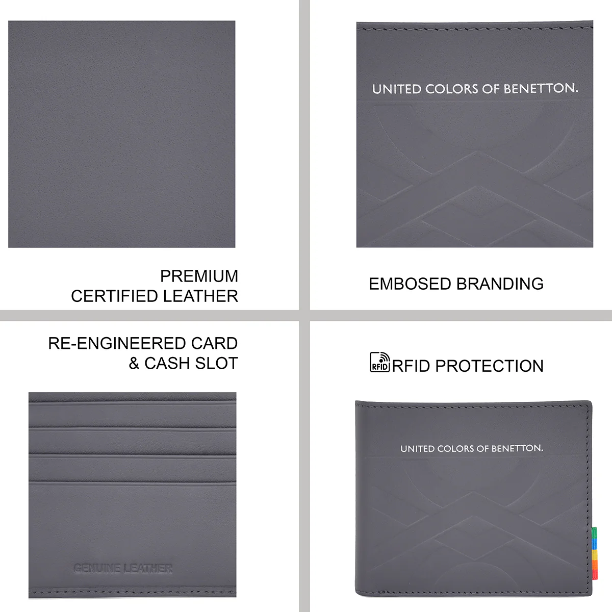 United Colors of Benetton Placido Men's Passcase Wallet - Image 4