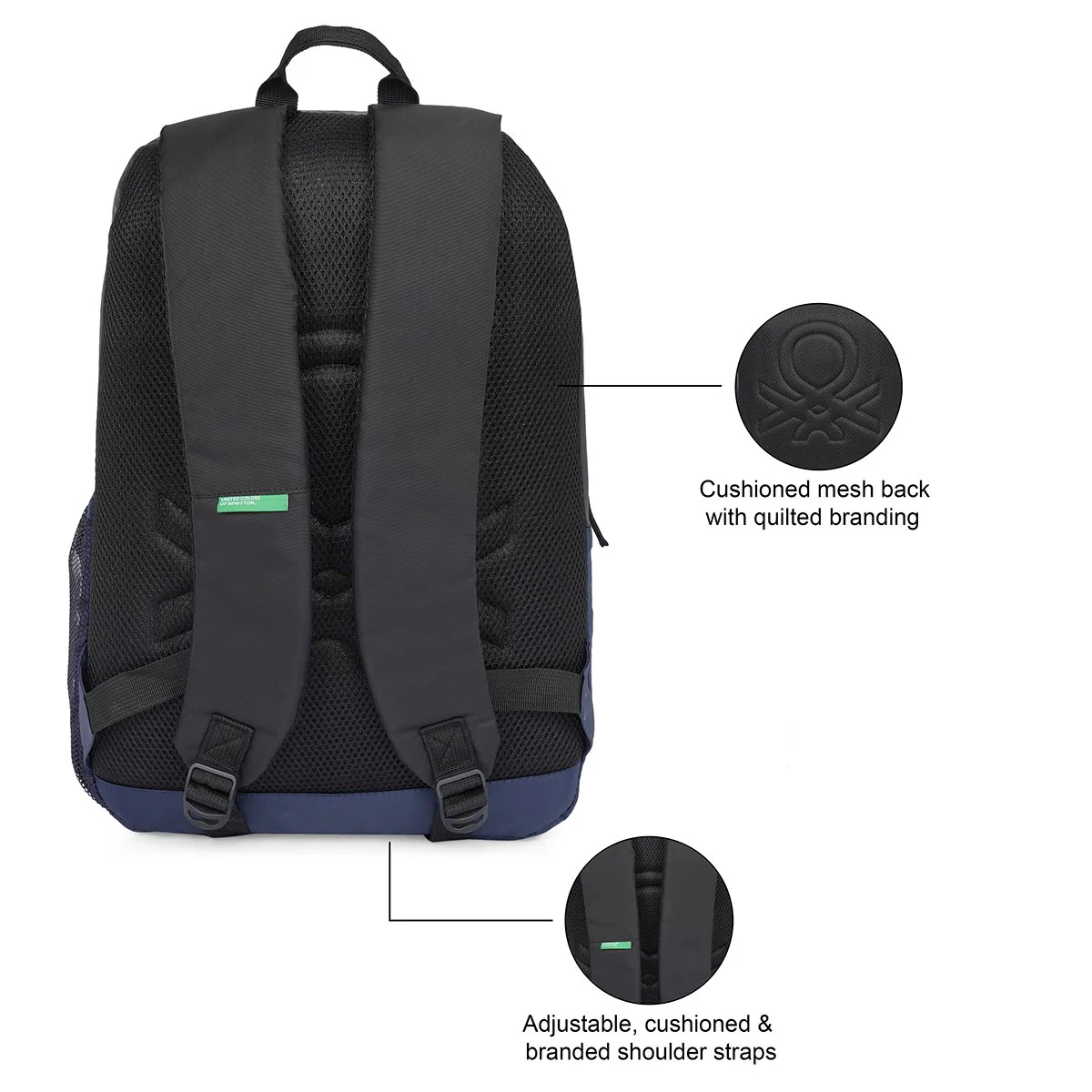United Colors of Benetton Pyro Laptop Backpack - Image 4
