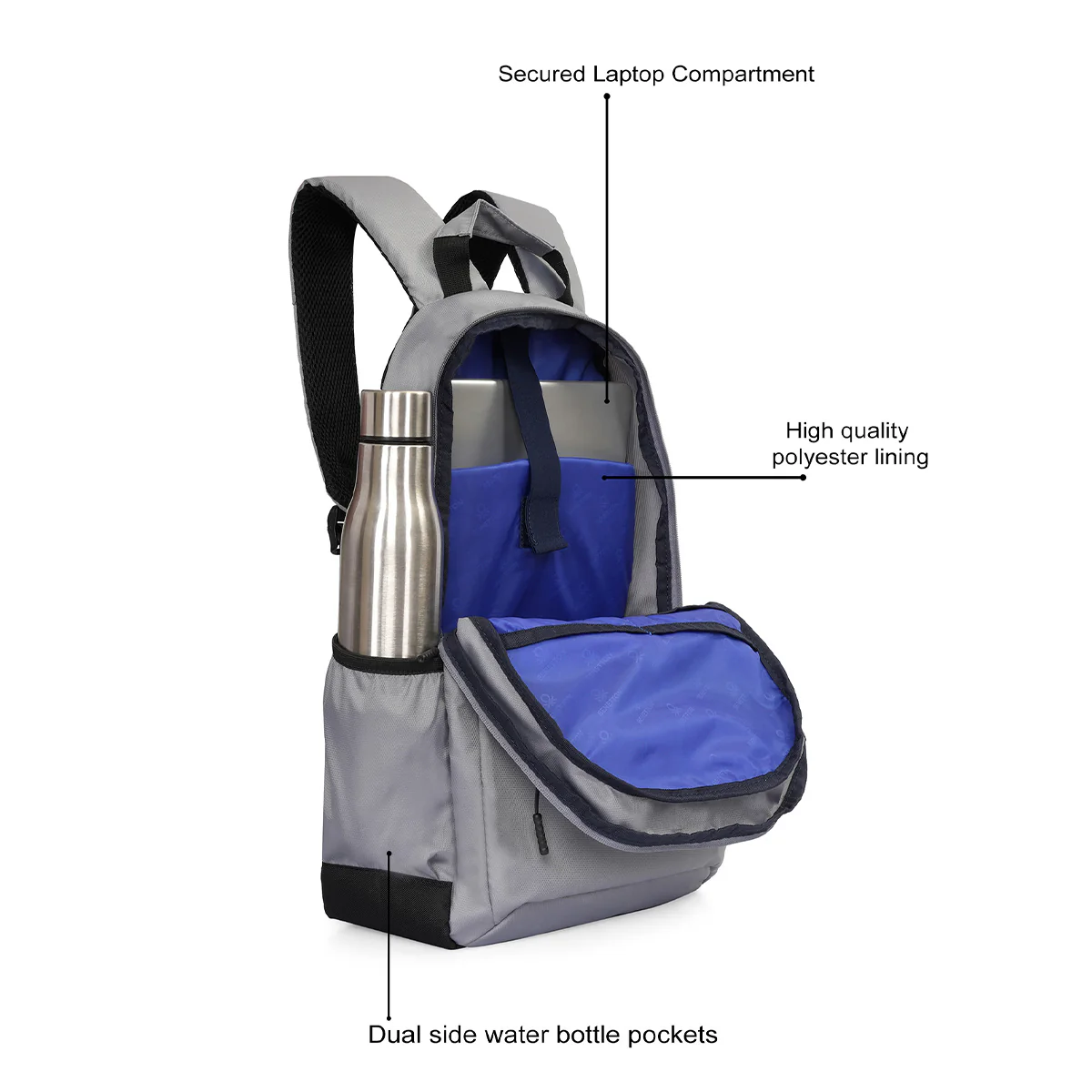 United Colors of Benetton Quirky Laptop Backpack - Image 4
