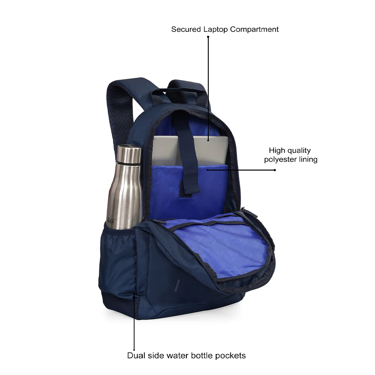 United Colors of Benetton Quirky Laptop Backpack - Image 4