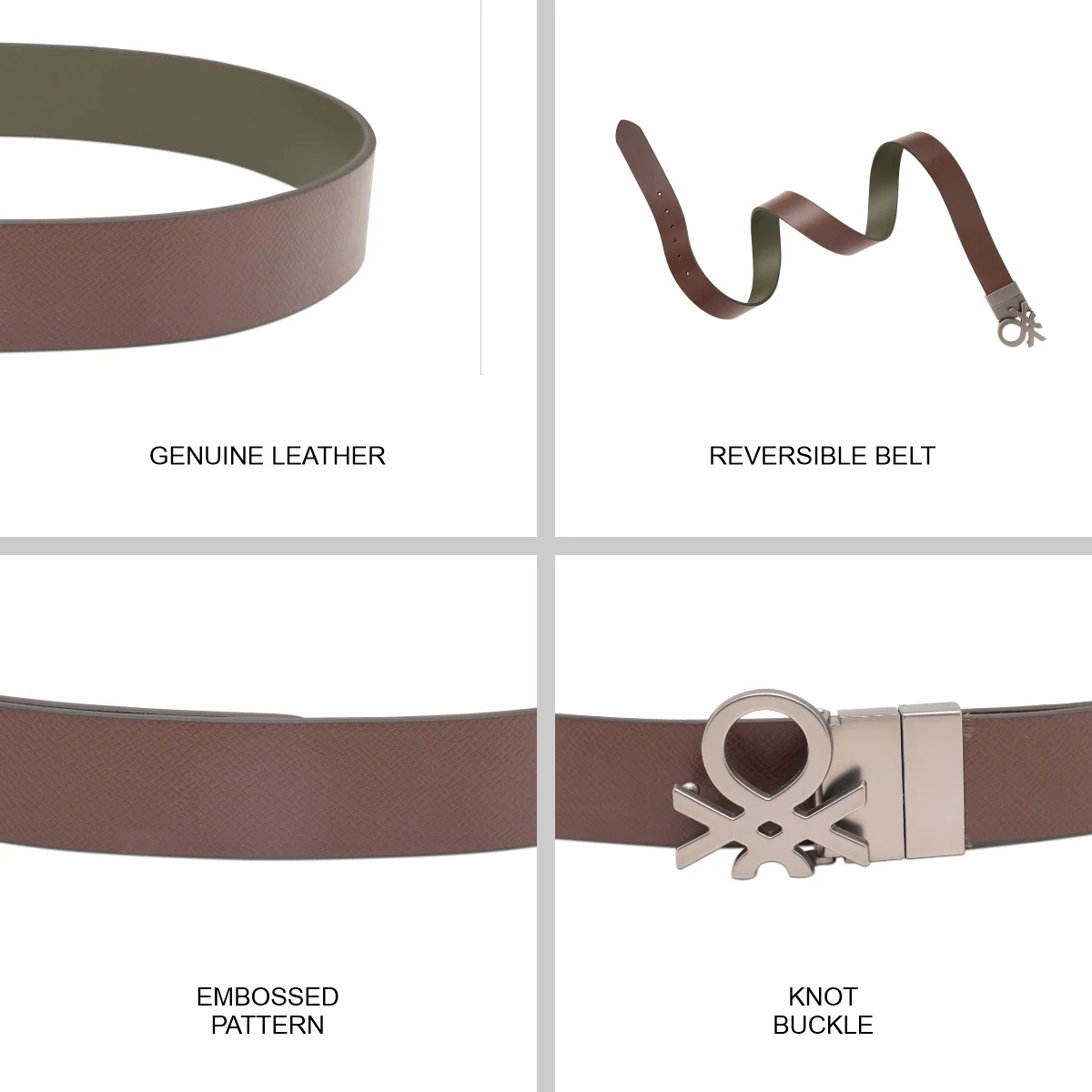 United Colors of Benetton Raleigh Men's Reversible Belt - Image 7
