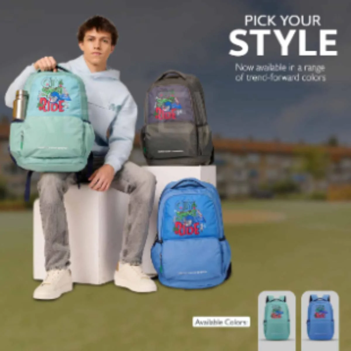 United Colors of Benetton Rider Non Laptop Backpack - Image 7