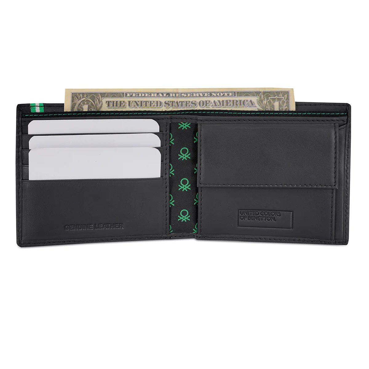 United Colors of Benetton Ridge Men's Global Coin Wallet - Image 5