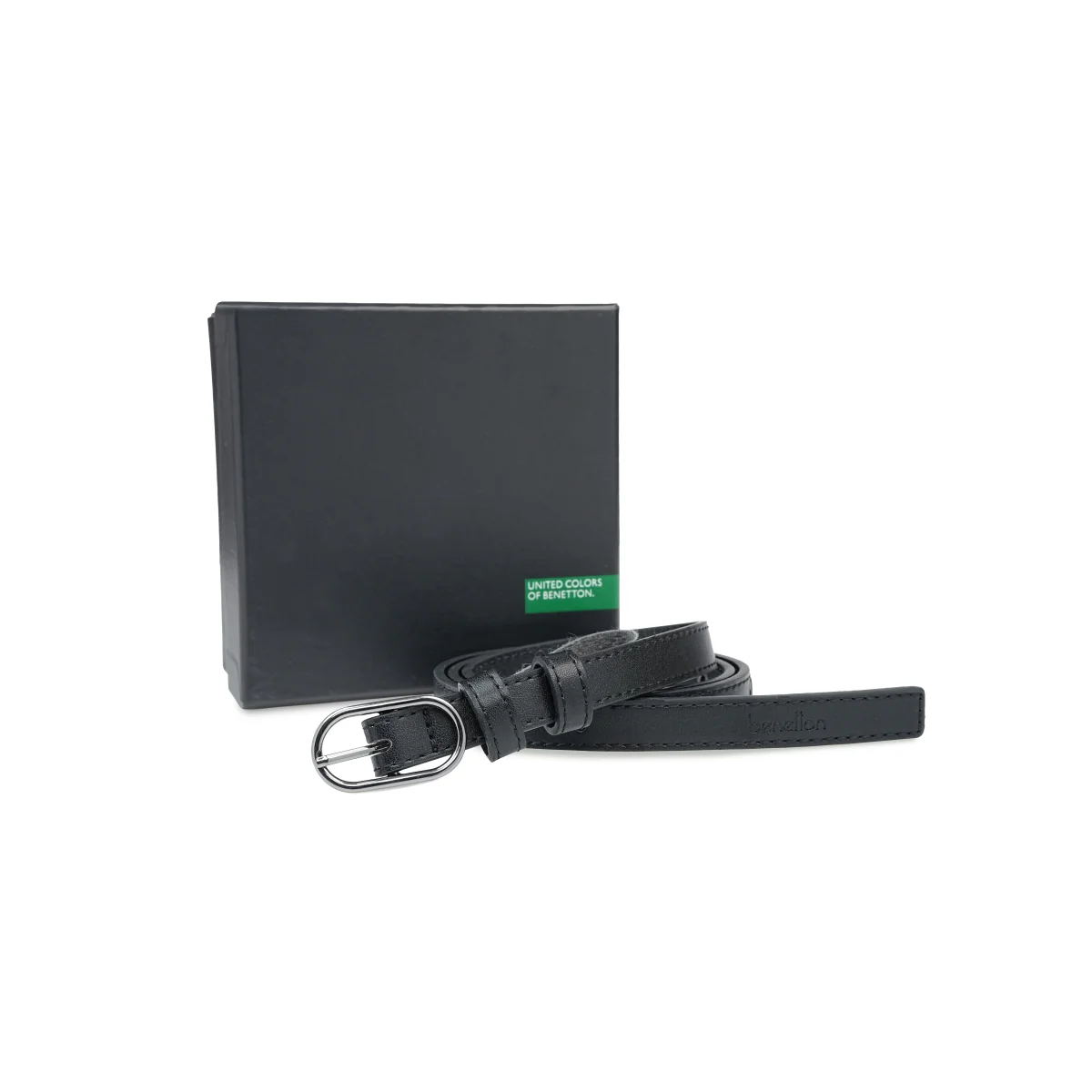 United Colors of Benetton Rivetta Women's Non Reversible Belt - Image 5