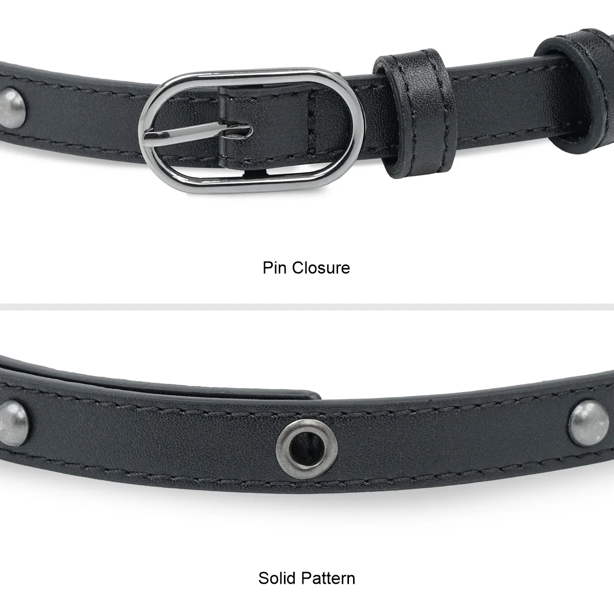 United Colors of Benetton Rivetta Women's Non Reversible Belt - Image 6