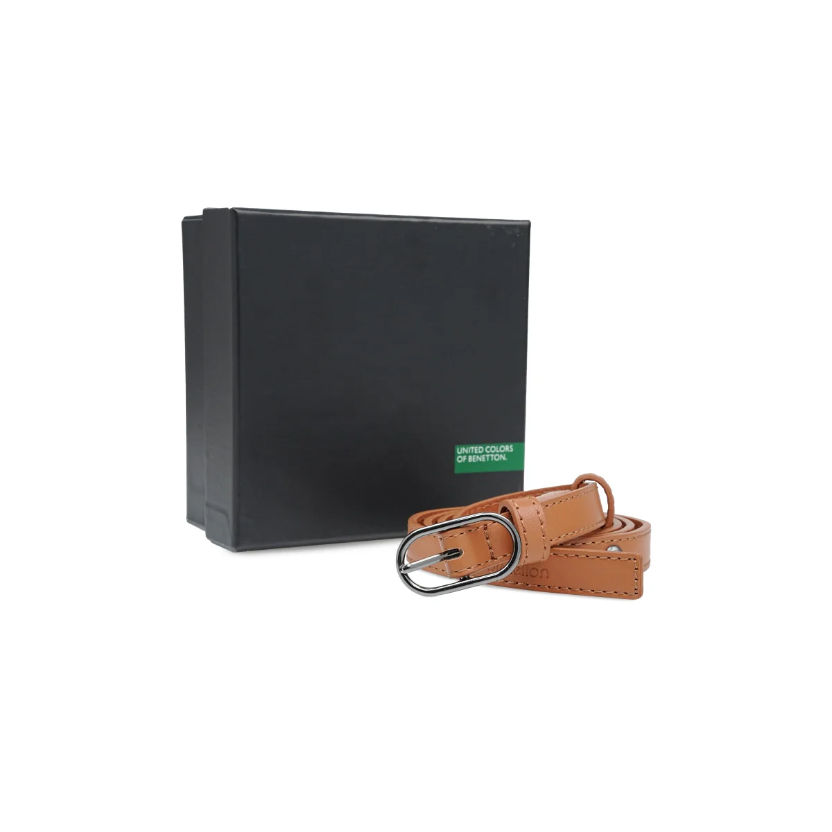 United Colors of Benetton Rivetta Women's Non Reversible Belt - Image 5