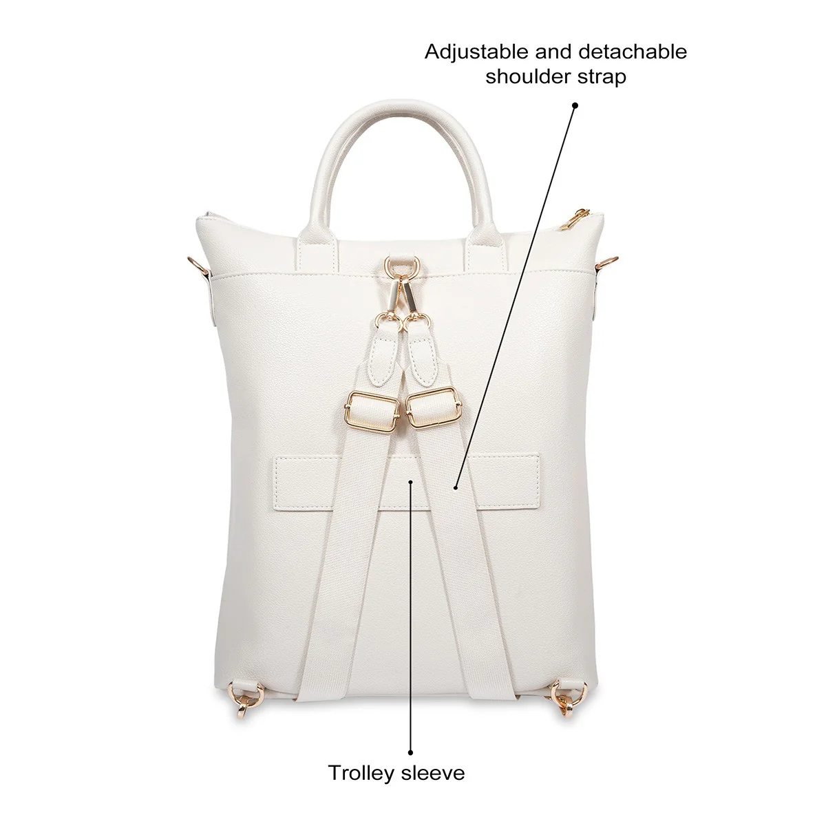 United Colors of Benetton Roberta Women's Tote Backpack - Image 4