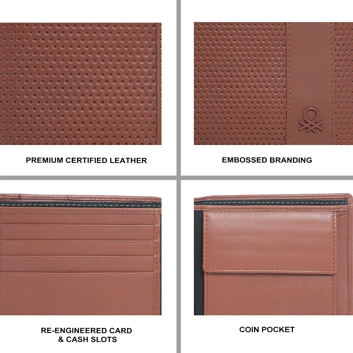 United Colors of Benetton Rutland Men's Global Coin Wallet - Image 7