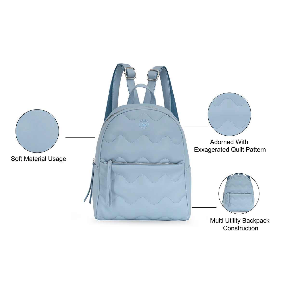 United Colors of Benetton Rylee Women's Backpack - Image 7
