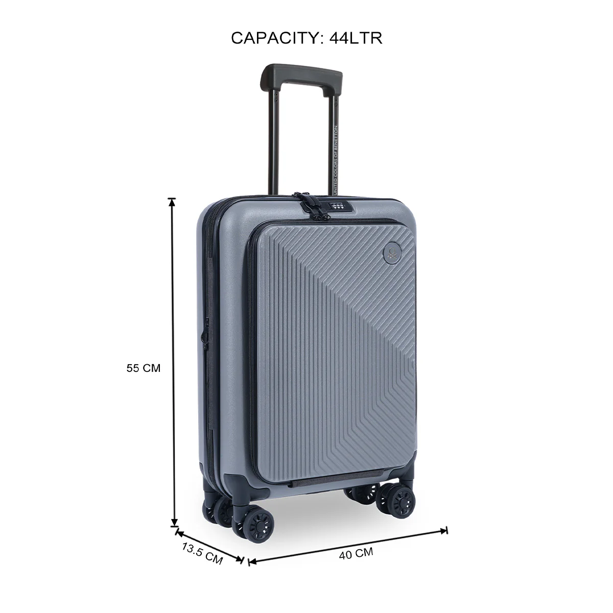 United Colors of Benetton Ryzen Pro Hard Luggage - Image 3