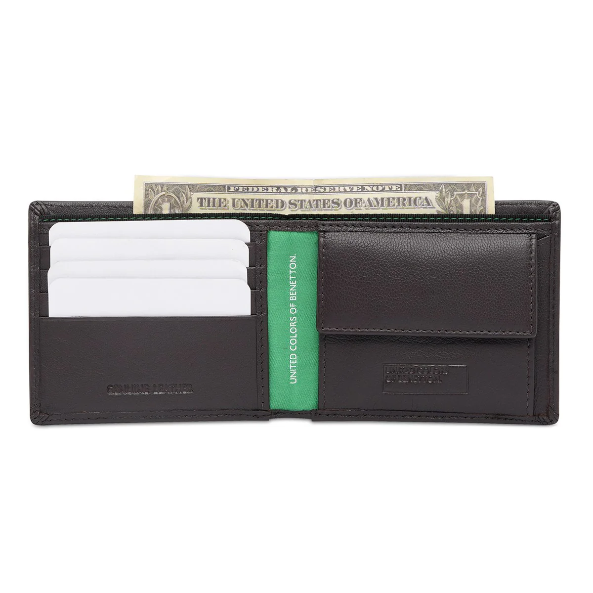 United Colors of Benetton Serrat Men's Global Coin Wallet - Image 6