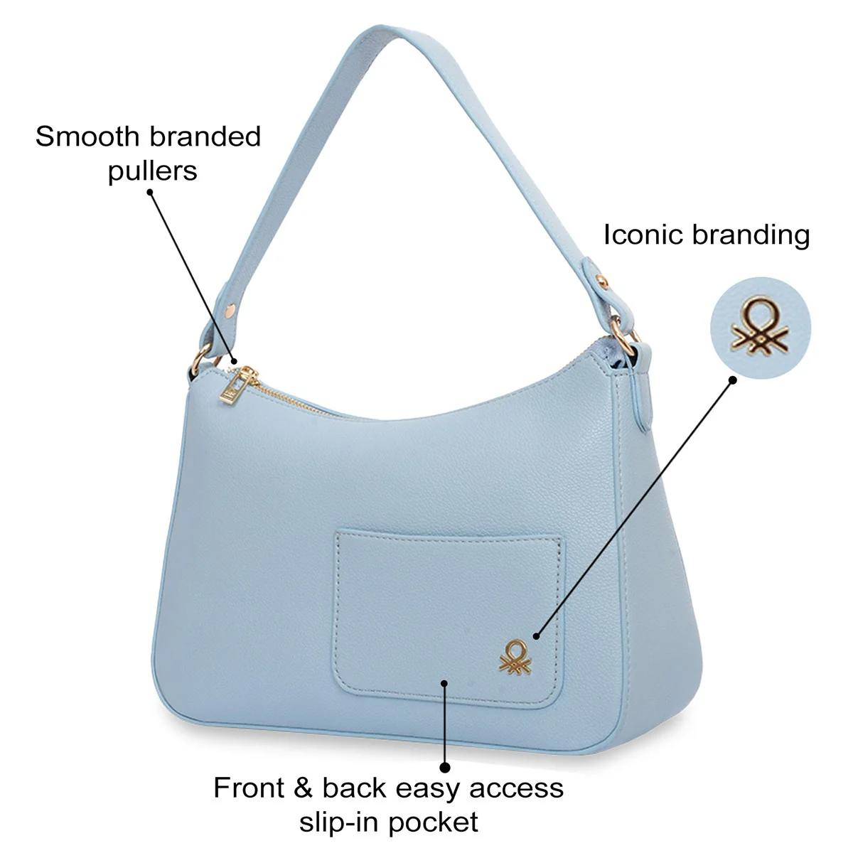 United Colors of Benetton Silvia Women's Shoulder Bag - Image 3