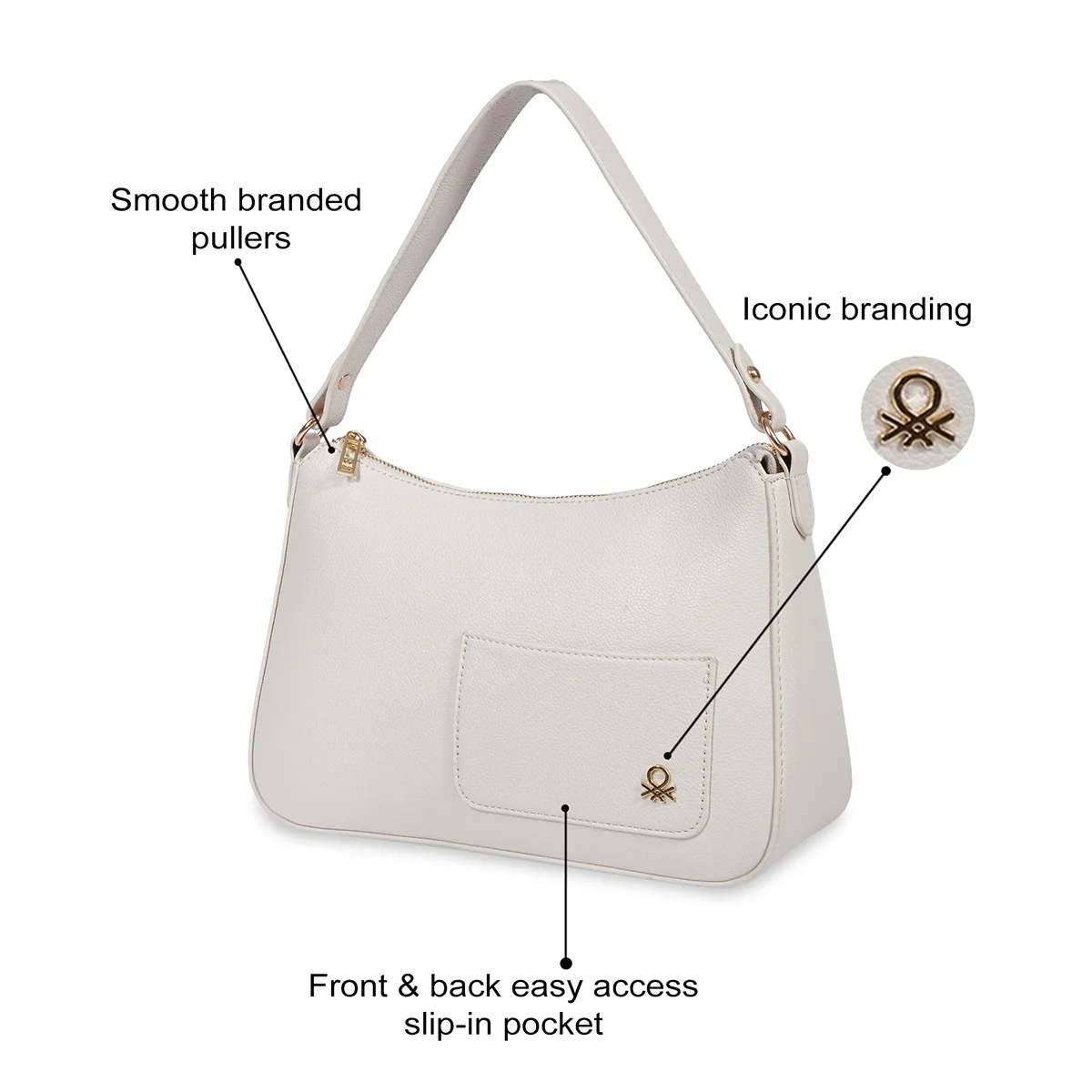 United Colors of Benetton Silvia Women's Shoulder Bag - Image 3