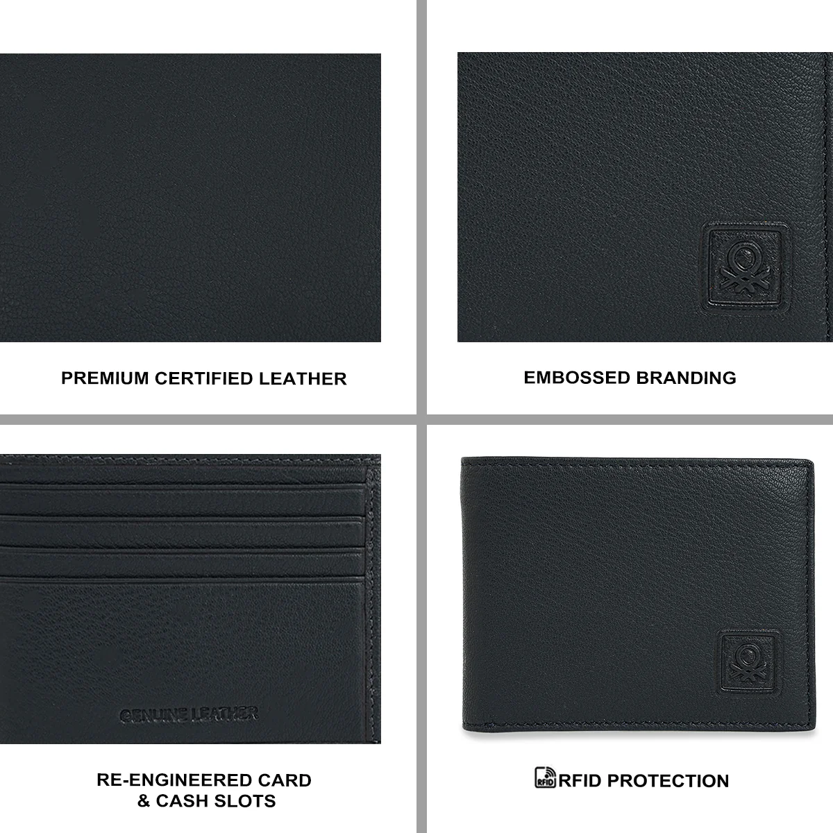 United Colors of Benetton Slieve Men's Slimfold Wallet - Image 7