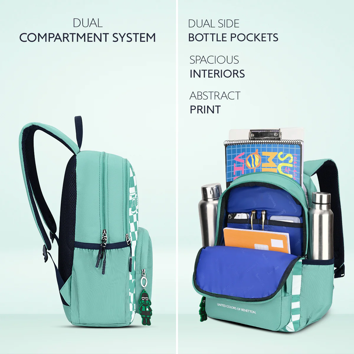 United Colors of Benetton Snoopy Non Laptop Backpack - Image 3