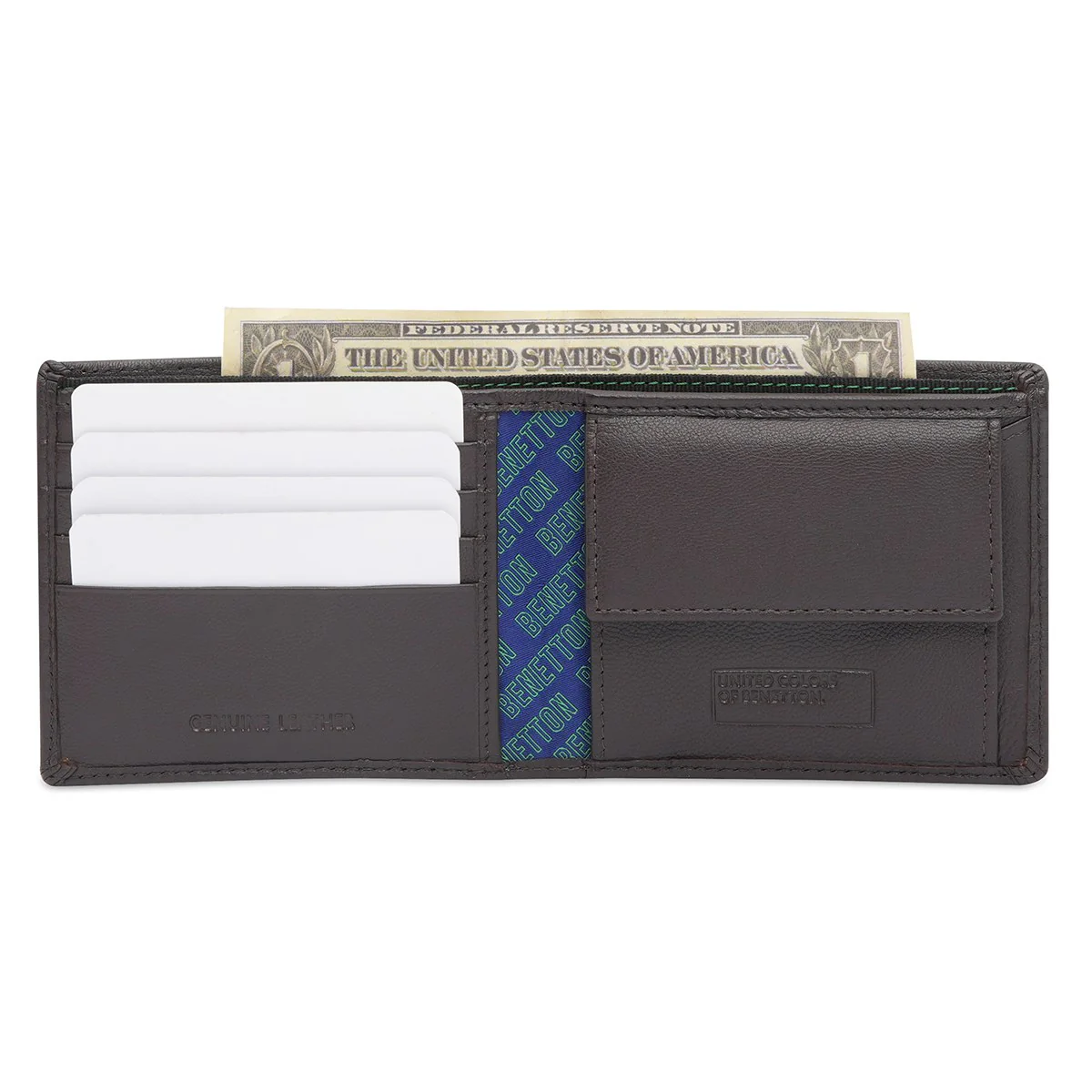 United Colors of Benetton Stanley Men's Global Coin Wallet - Image 6