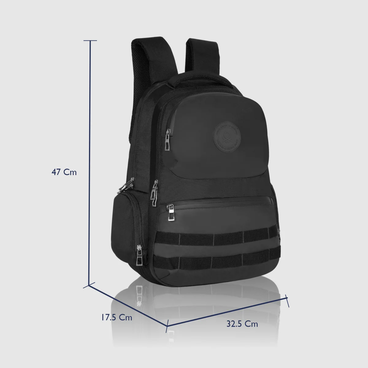 United Colors of Benetton Stealth Laptop Backpack - Image 2