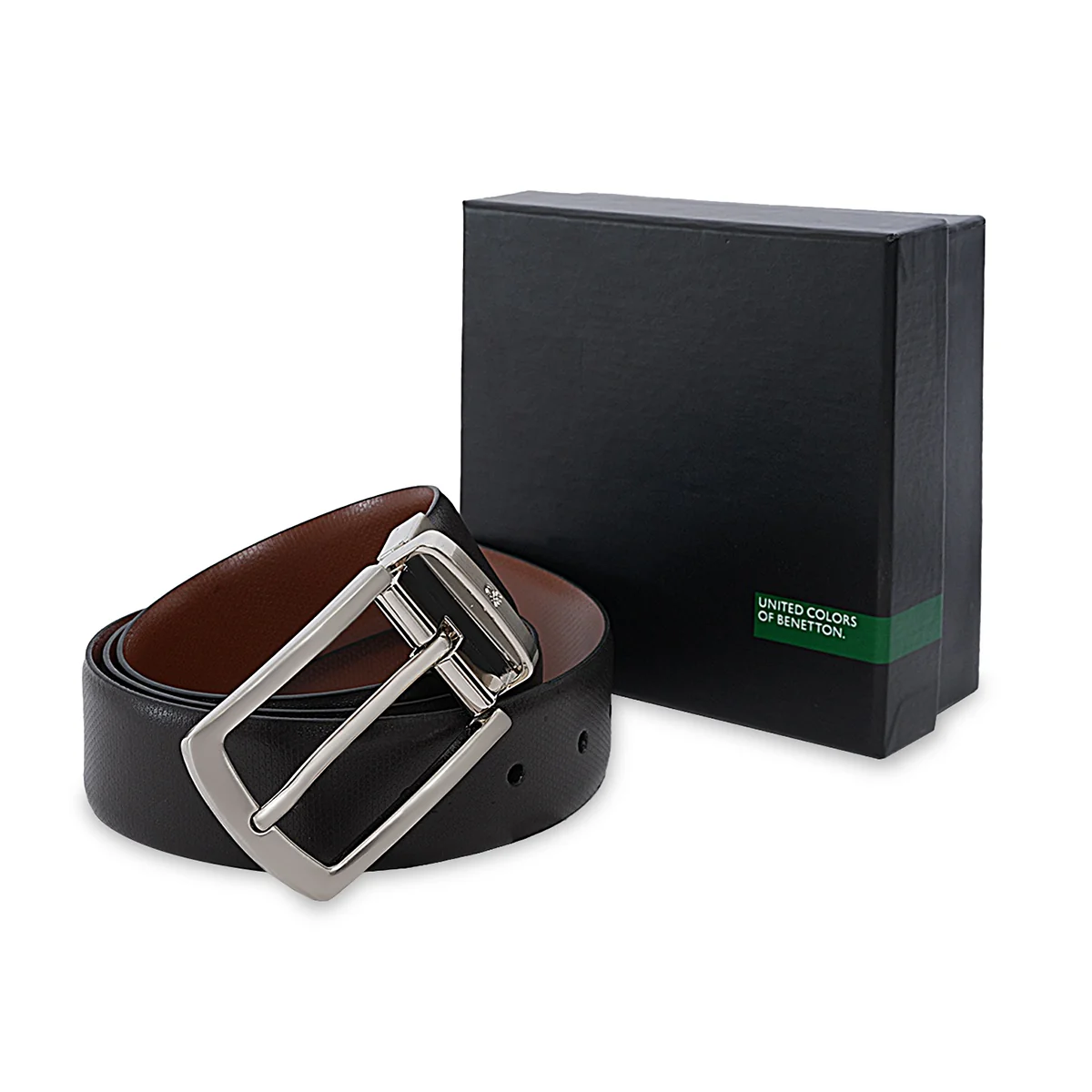 United Colors of Benetton Stem Men's Reversible Belt - Image 8