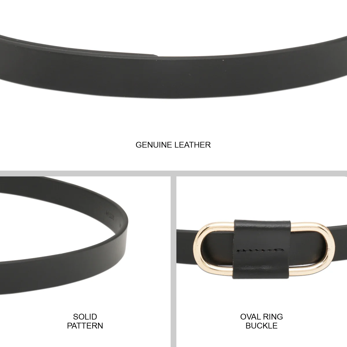 United Colors of Benetton Terra Curve Women's Non Reversible Belt - Image 7