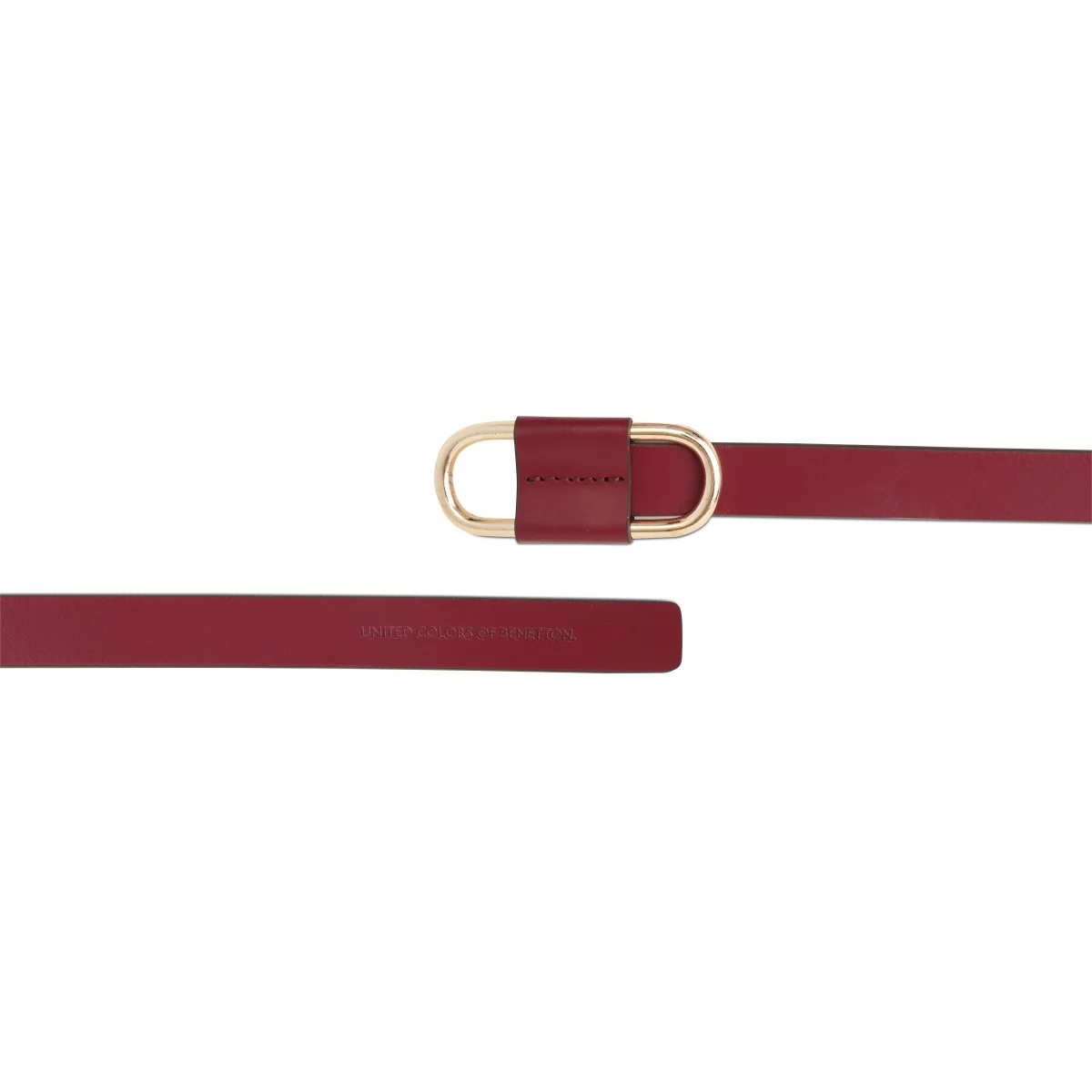United Colors of Benetton Terra Curve Women's Non Reversible Belt - Image 4