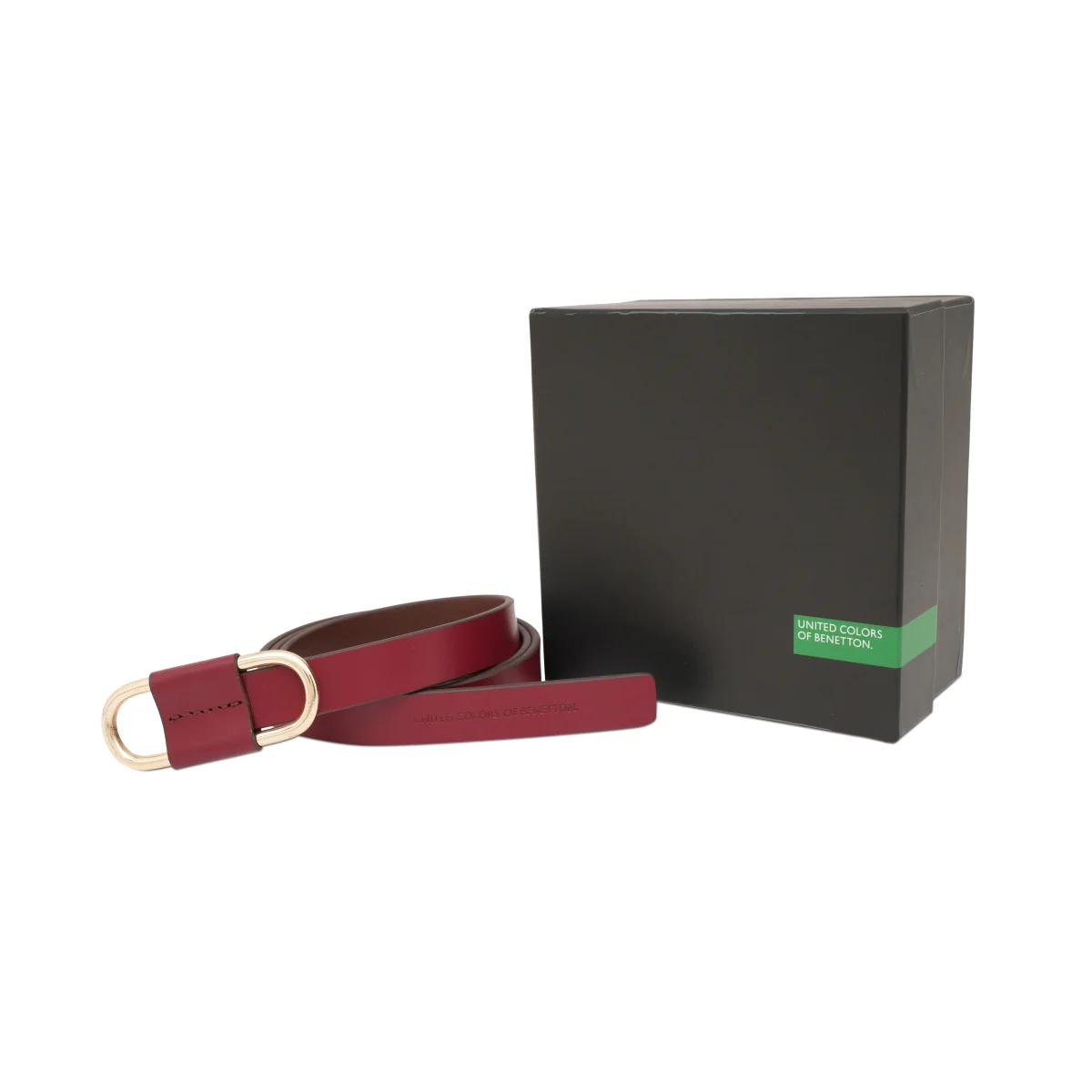 United Colors of Benetton Terra Curve Women's Non Reversible Belt - Image 6