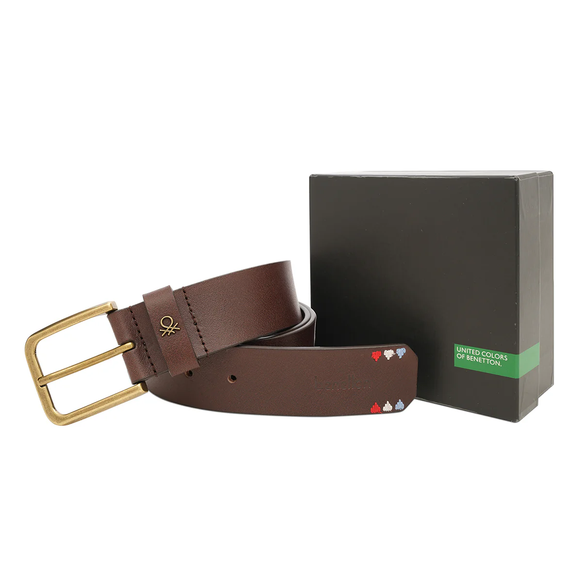 United Colors of Benetton Thalara Men's Non Reversible Belt - Image 7