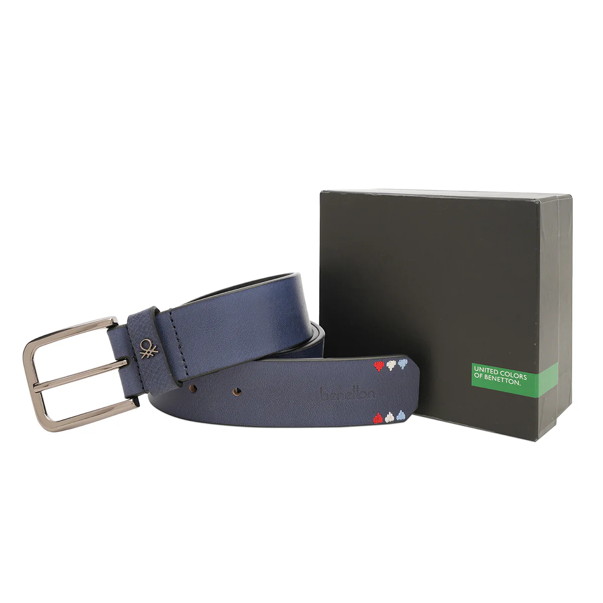 United Colors of Benetton Thalara Men's Non Reversible Belt - Image 6