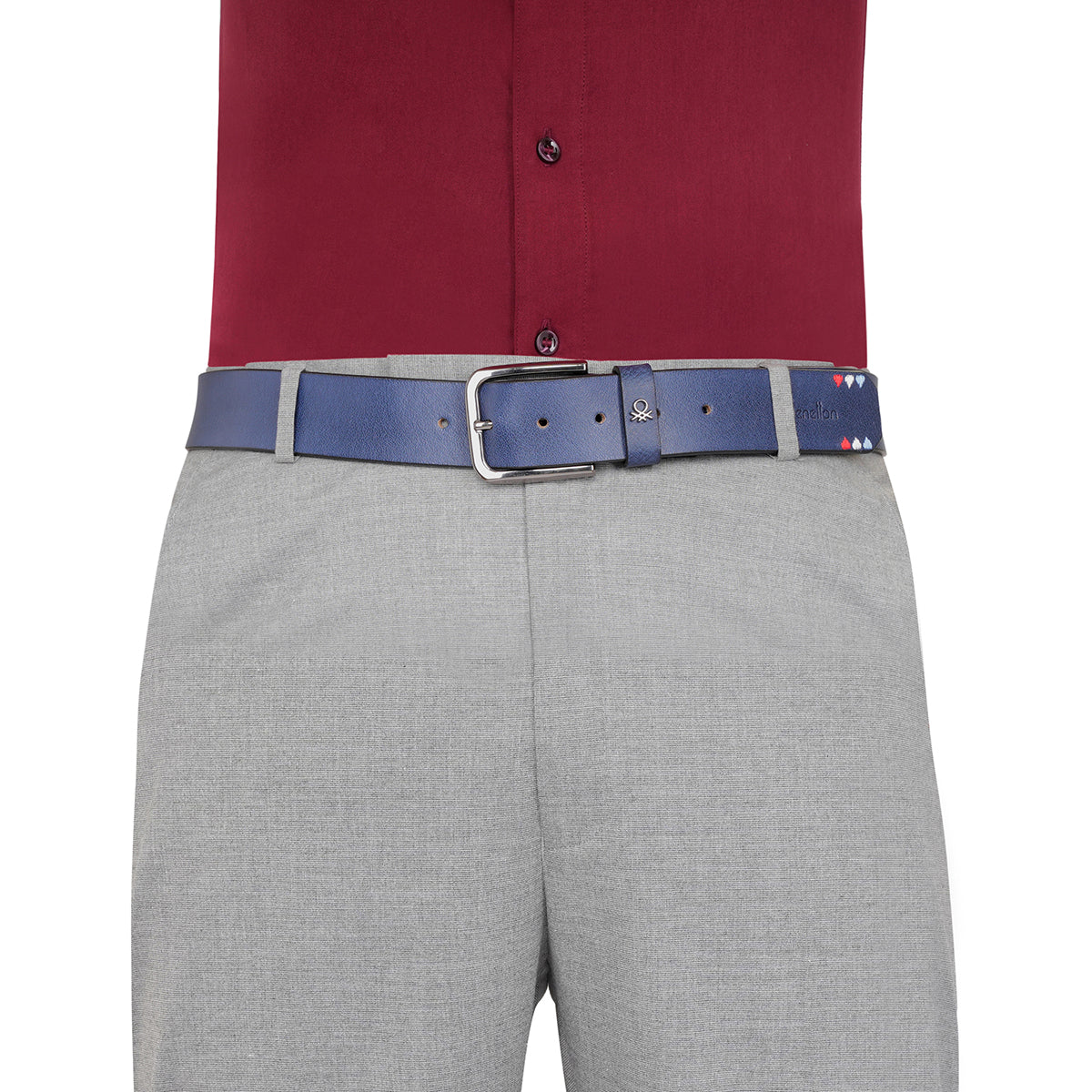 United Colors of Benetton Thalara Men's Non Reversible Belt - Image 7