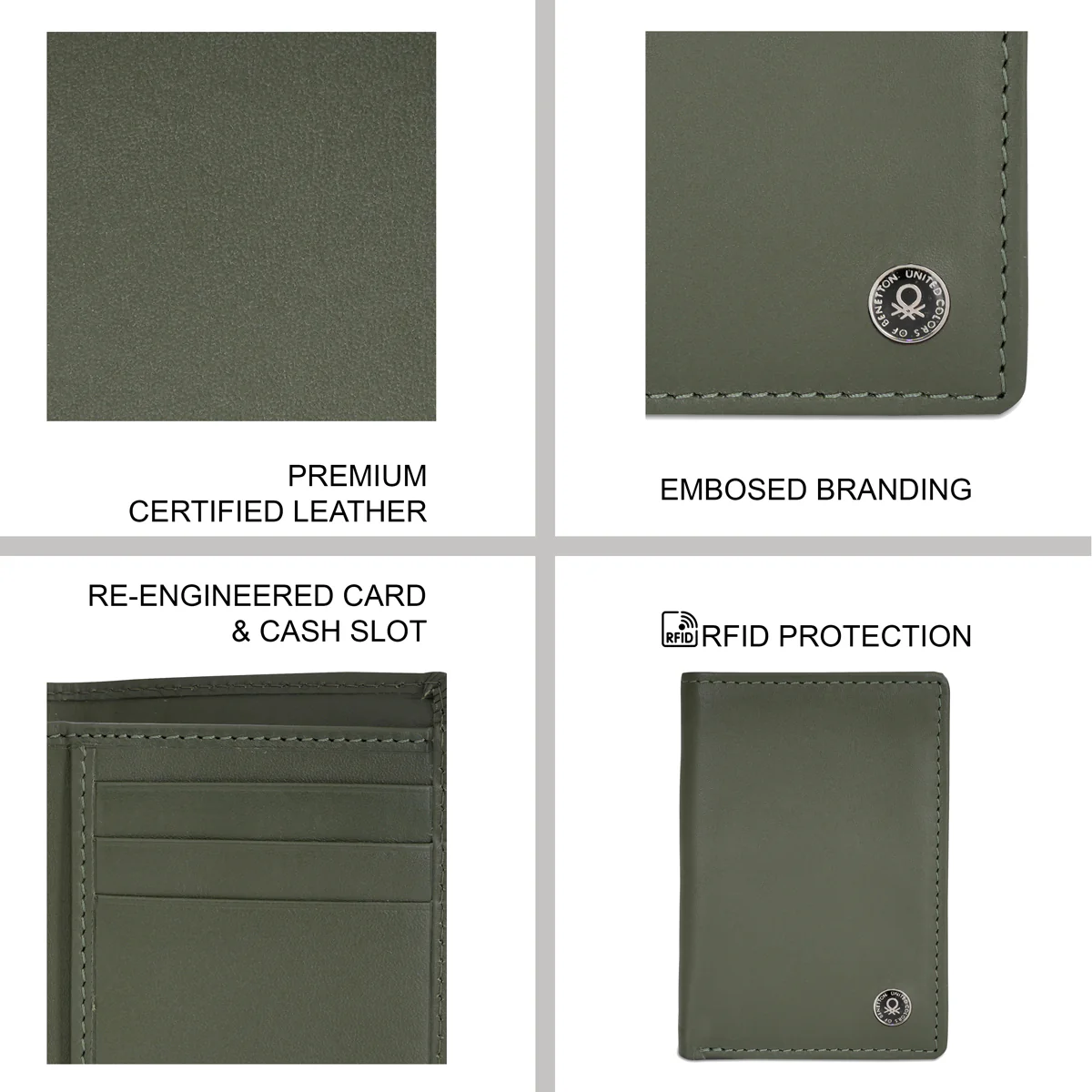United Colors of Benetton Thornton Men's Trifold - Image 12