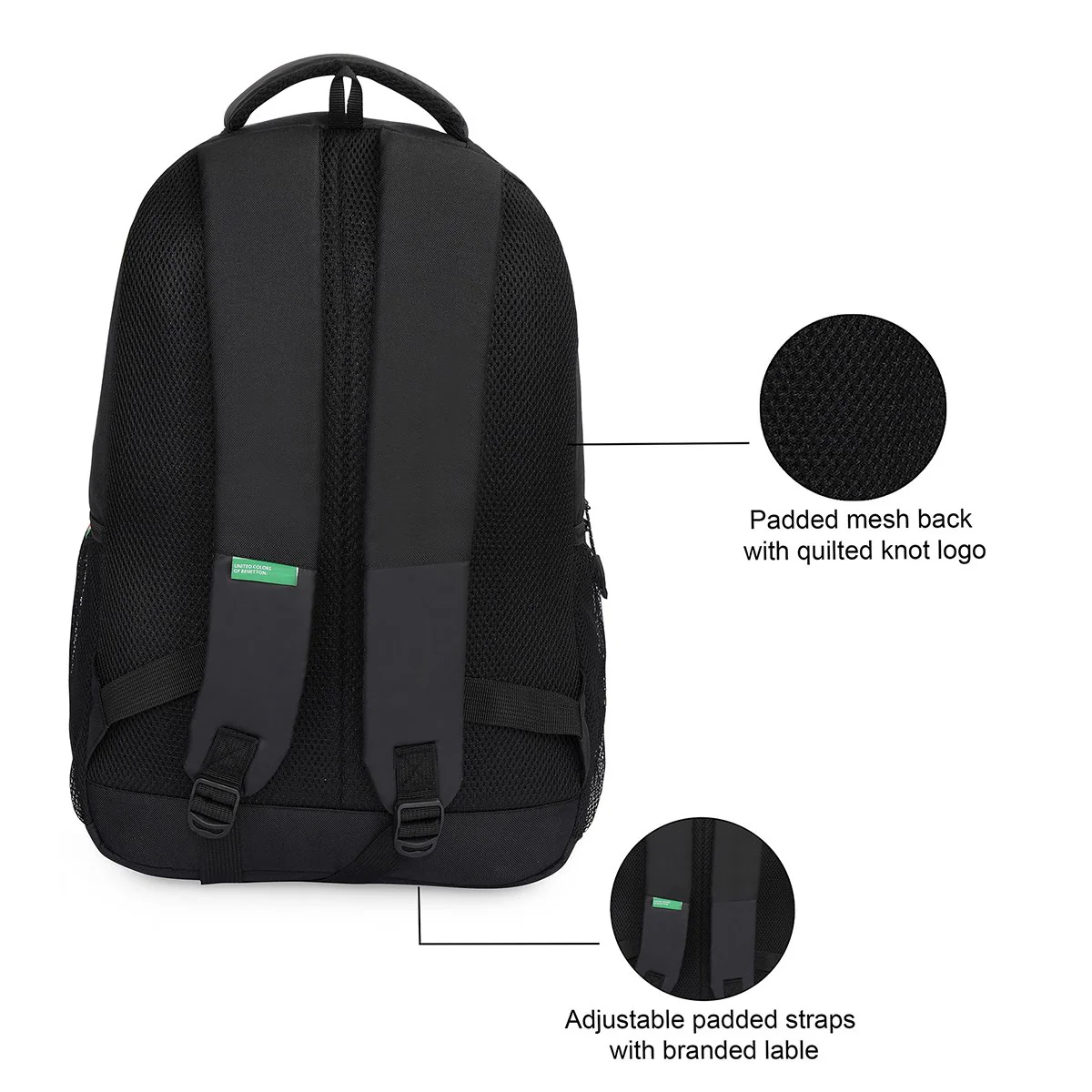 United Colors of Benetton Thunderbolt Laptop Backpack - Image 5