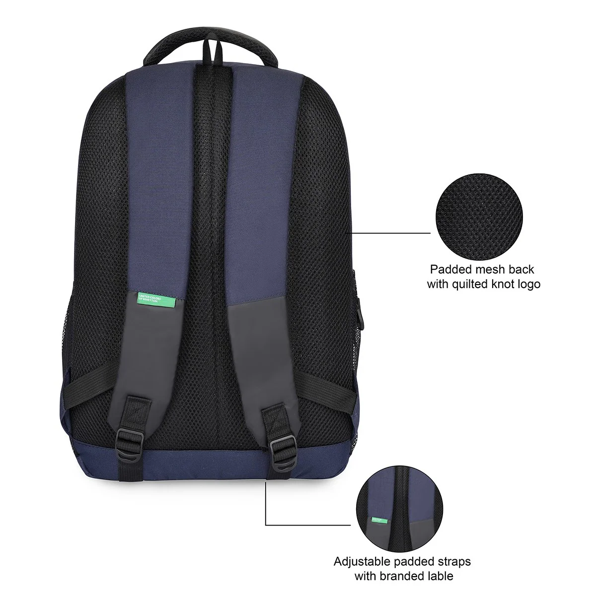 United Colors of Benetton Thunderbolt Laptop Backpack - Image 5