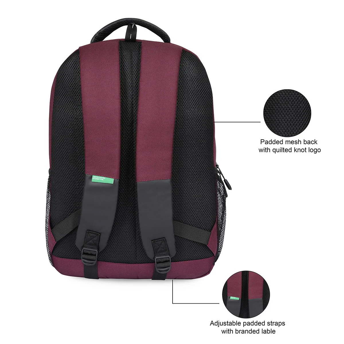 United Colors of Benetton Thunderbolt Laptop Backpack - Image 5