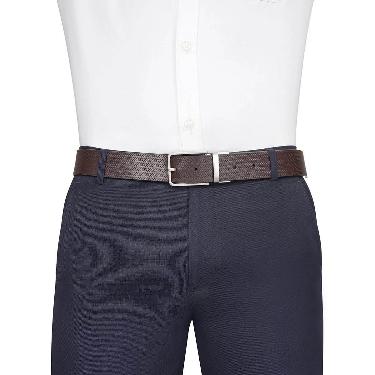 United Colors of Benetton Tomas Men's Reversible Belt - Image 8