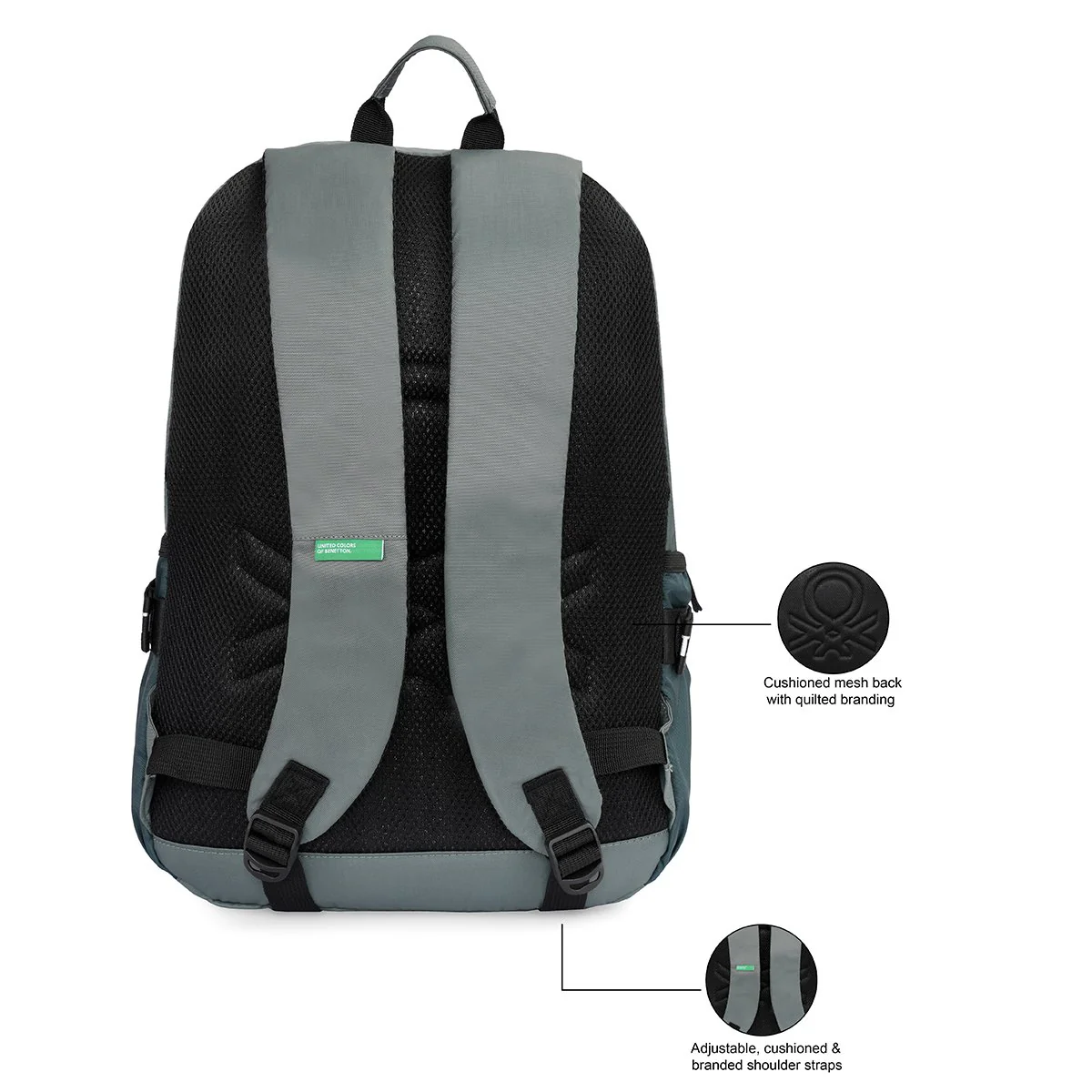 United Colors of Benetton Torque Laptop Backpack - Image 4