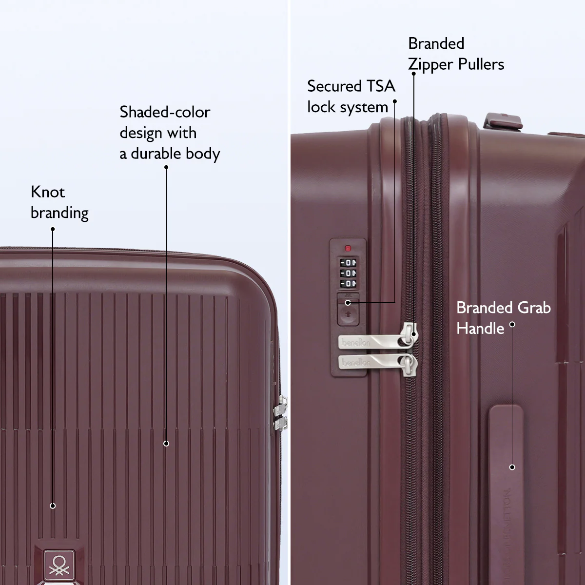 United Colors of Benetton Trex Hard Luggage - Image 21