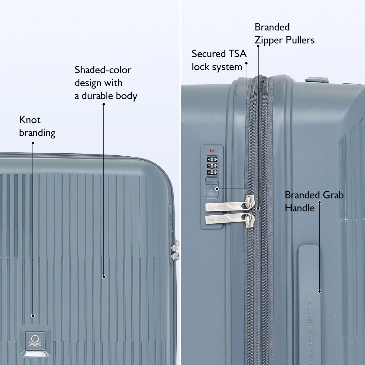 United Colors of Benetton Trex Hard Luggage - Image 17