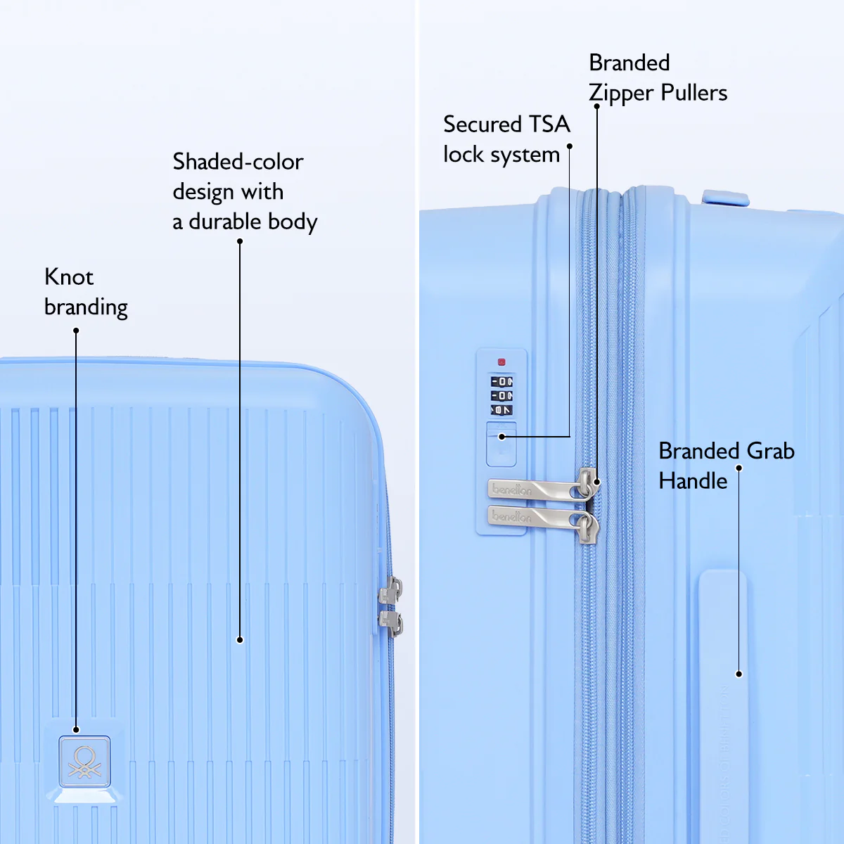 United Colors of Benetton Trex Hard Luggage - Image 20