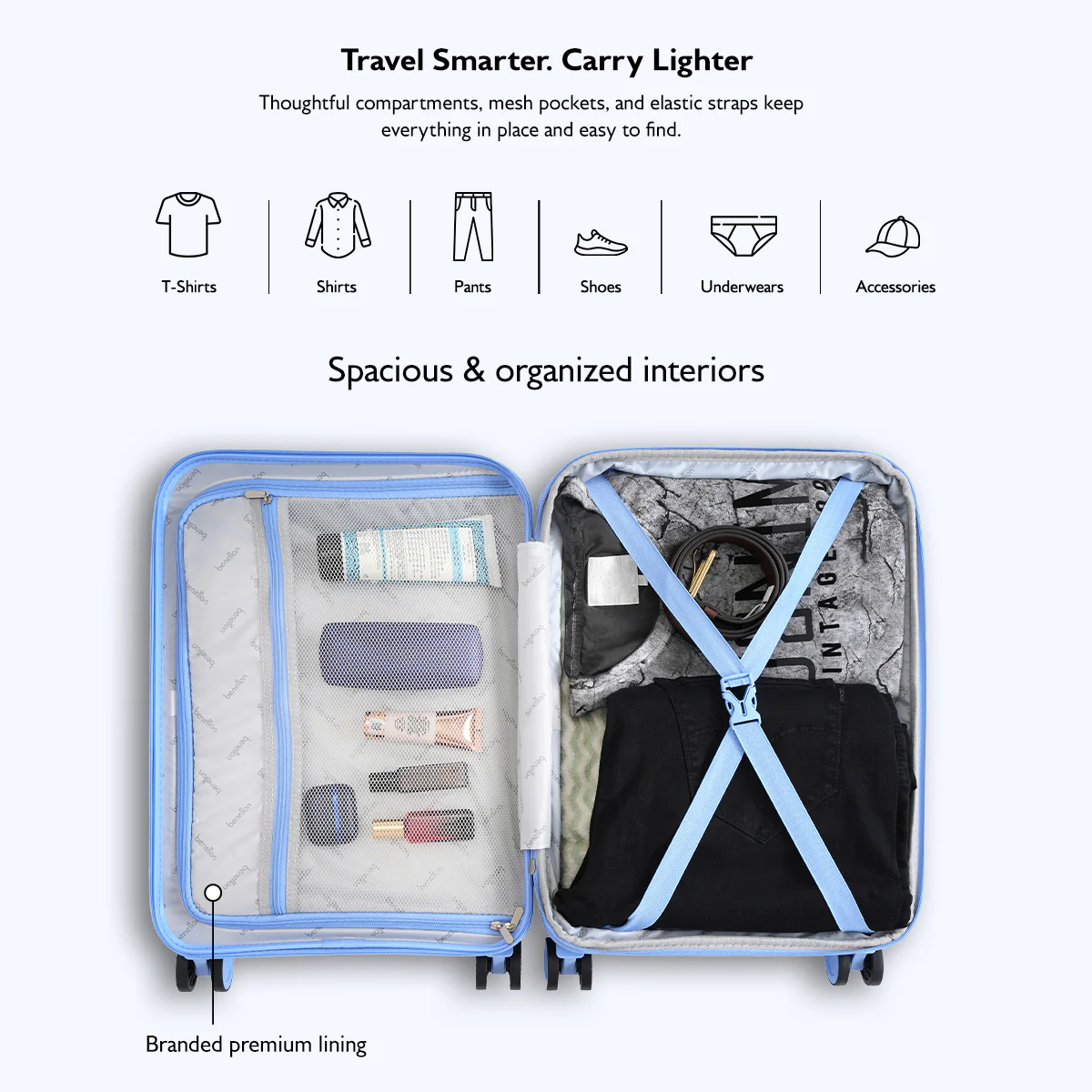 United Colors of Benetton Trex Hard Luggage - Image 6