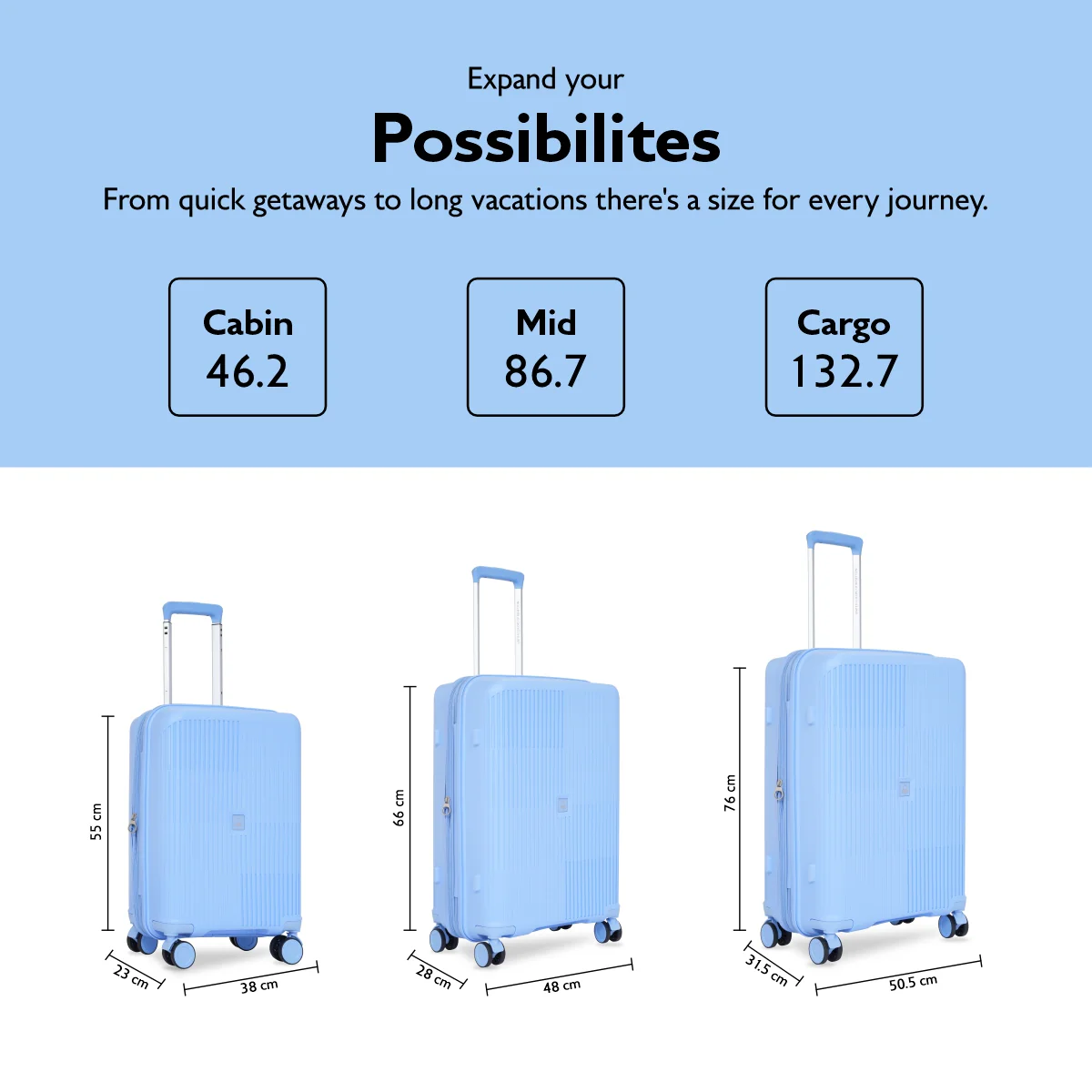 United Colors of Benetton Trex Hard Luggage - Image 7