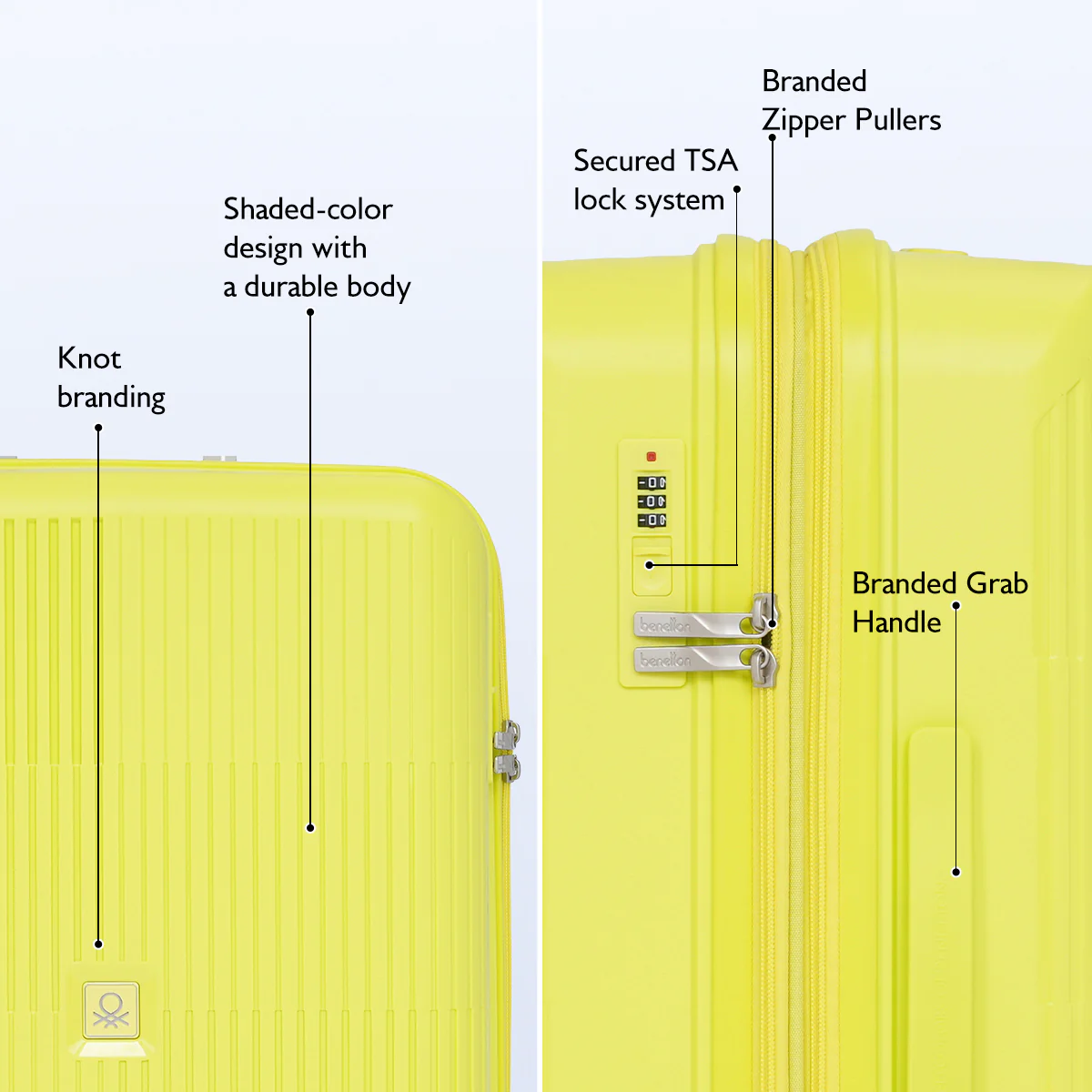 United Colors of Benetton Trex Hard Luggage - Image 12