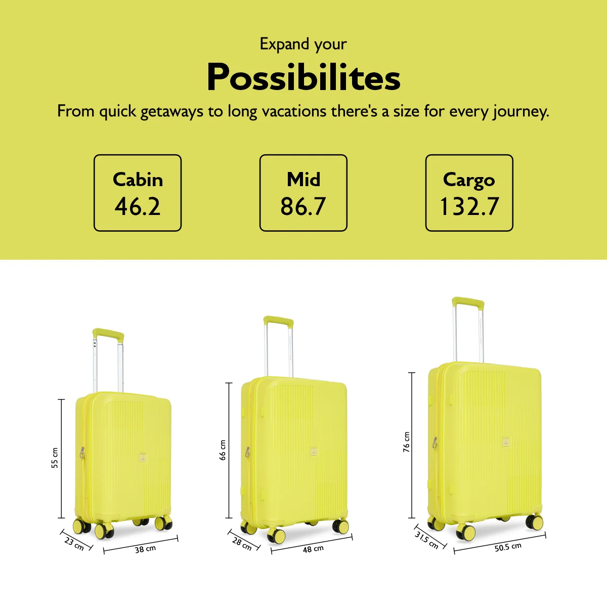 United Colors of Benetton Trex Hard Luggage - Image 25