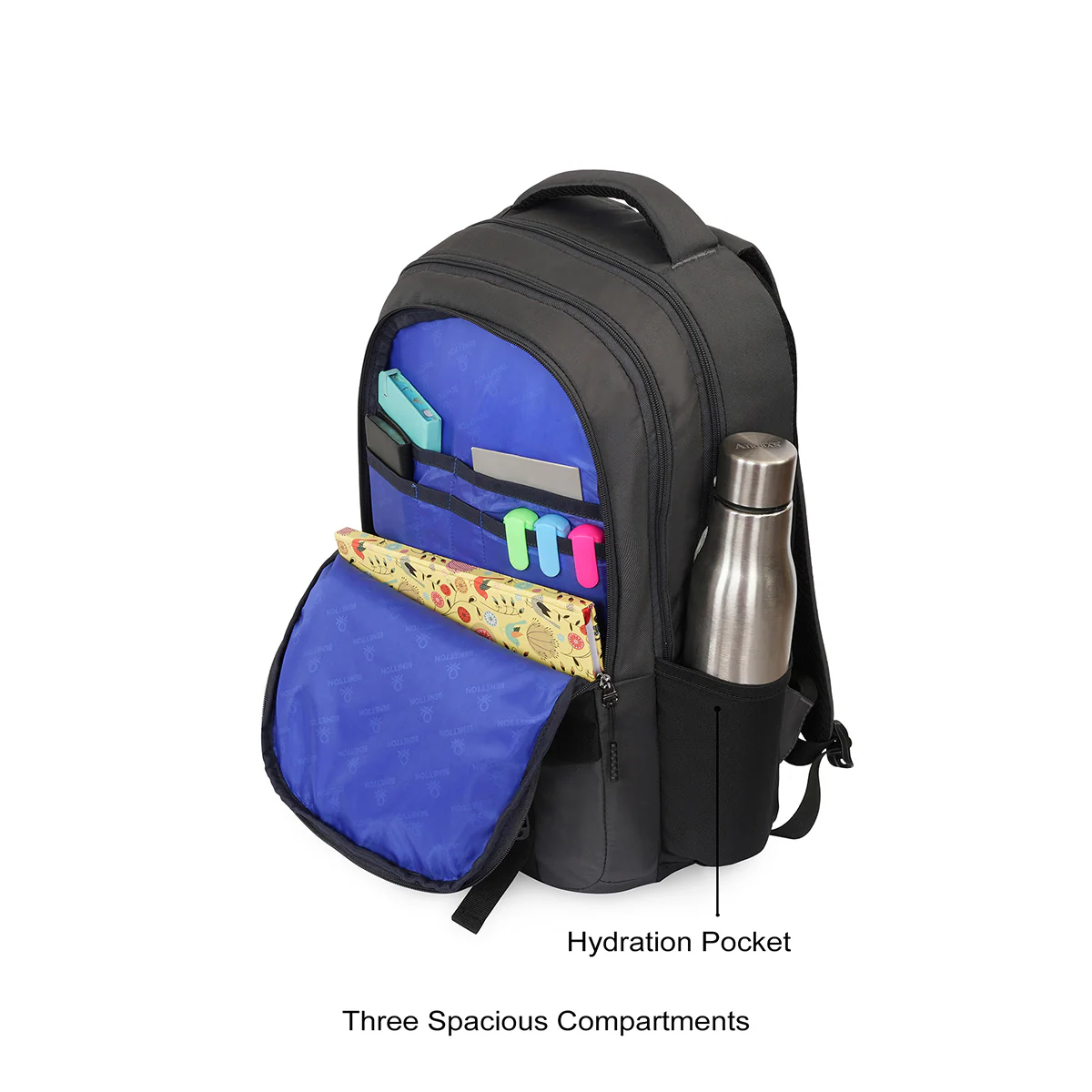 United Colors of Benetton Turf Laptop Backpack - Image 5