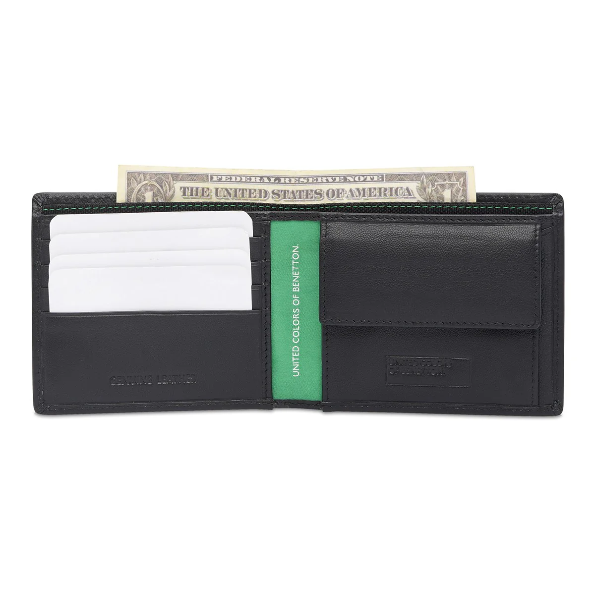 United Colors of Benetton Tuxis Men's Global Coin Wallet - Image 6