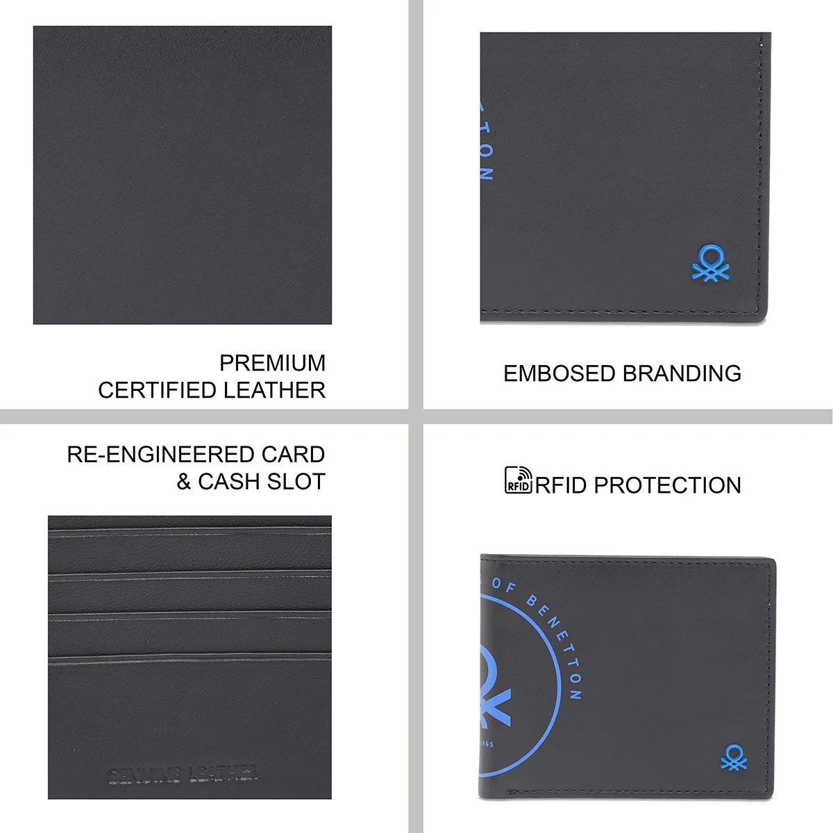 United Colors of Benetton Tuxis Men's Global Coin Wallet - Image 8