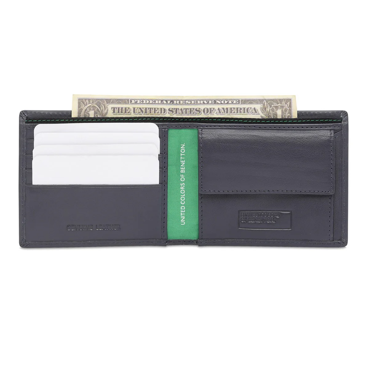 United Colors of Benetton Tuxis Men's Global Coin Wallet - Image 6