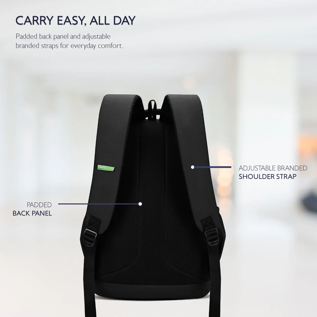 United Colors of Benetton Veltro Non Laptop Backpack - Image 5