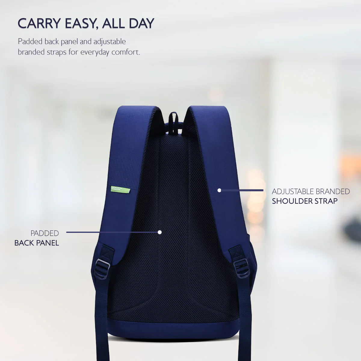 United Colors of Benetton Veltro Non Laptop Backpack - Image 5