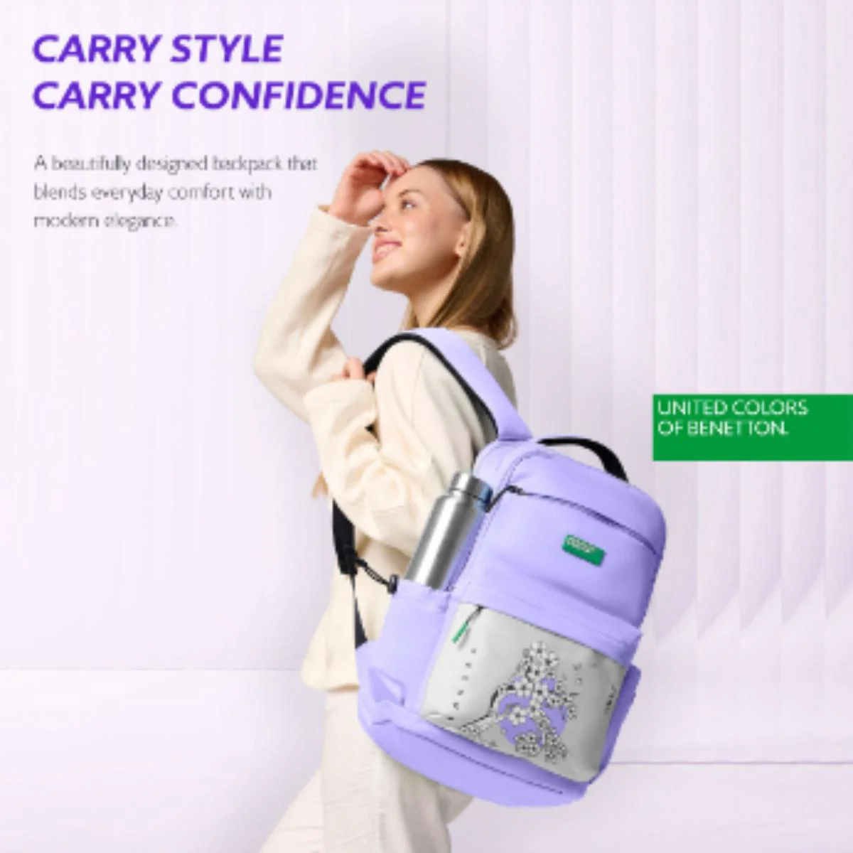 United Colors of Benetton Vigor Non Laptop Backpack - Image 6