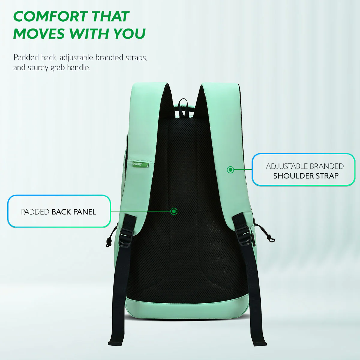 United Colors of Benetton Vigor Non Laptop Backpack - Image 5